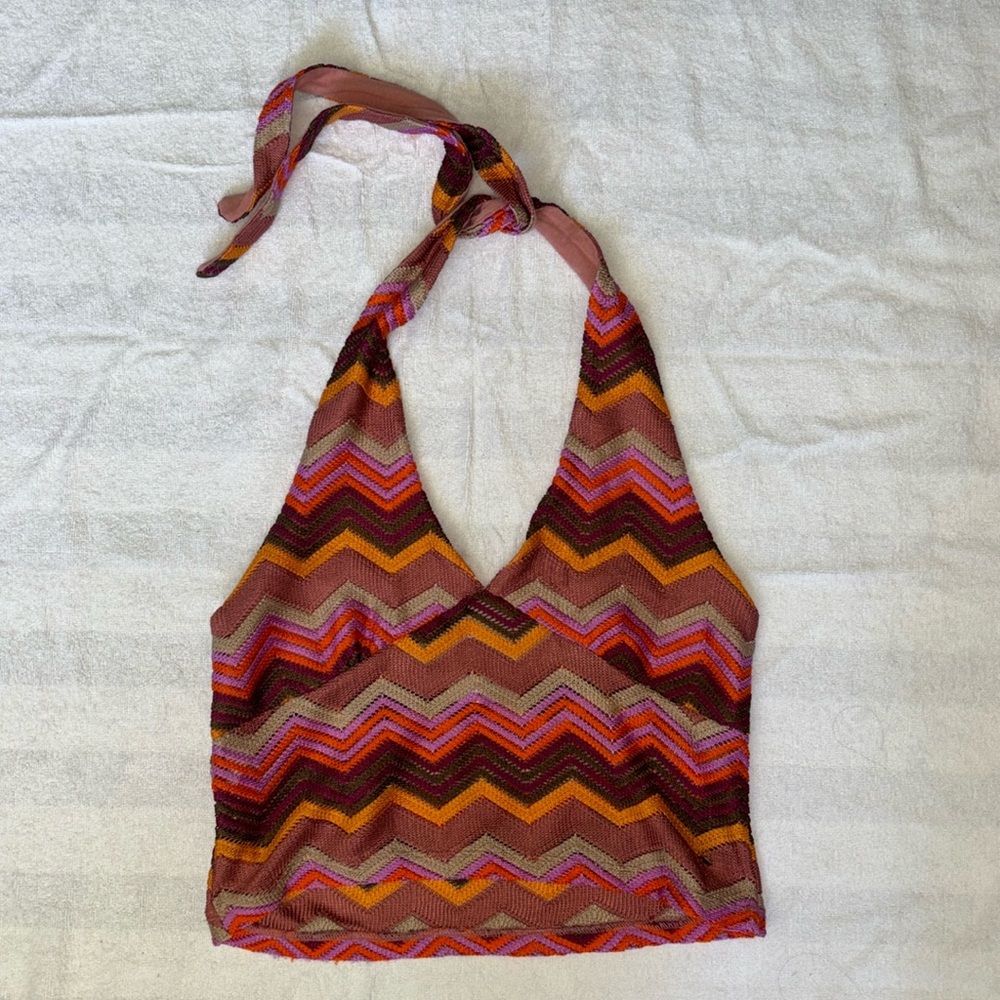 Crochet Tie Halter Top